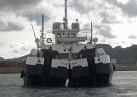 Split hopper barge