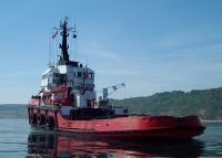 North Sea barge towage