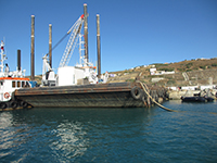Rock barge for sale