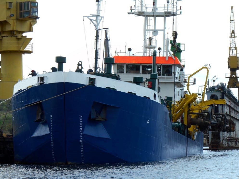 dredger moored