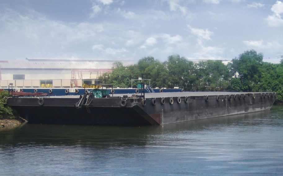 large deck barge