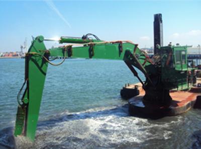 Backhoe dredger for charter / 20m dredge depth