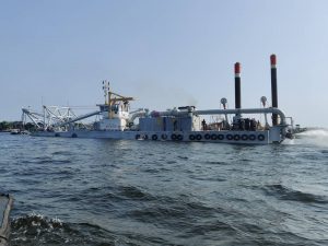 CSD dredging in Lagos Channel