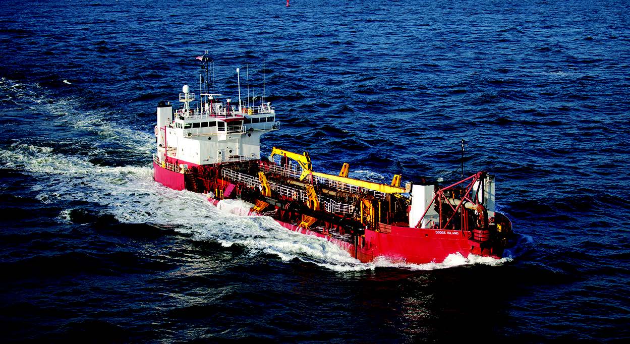 Trailer Suction Hopper Dredger (splithull) with bow connection