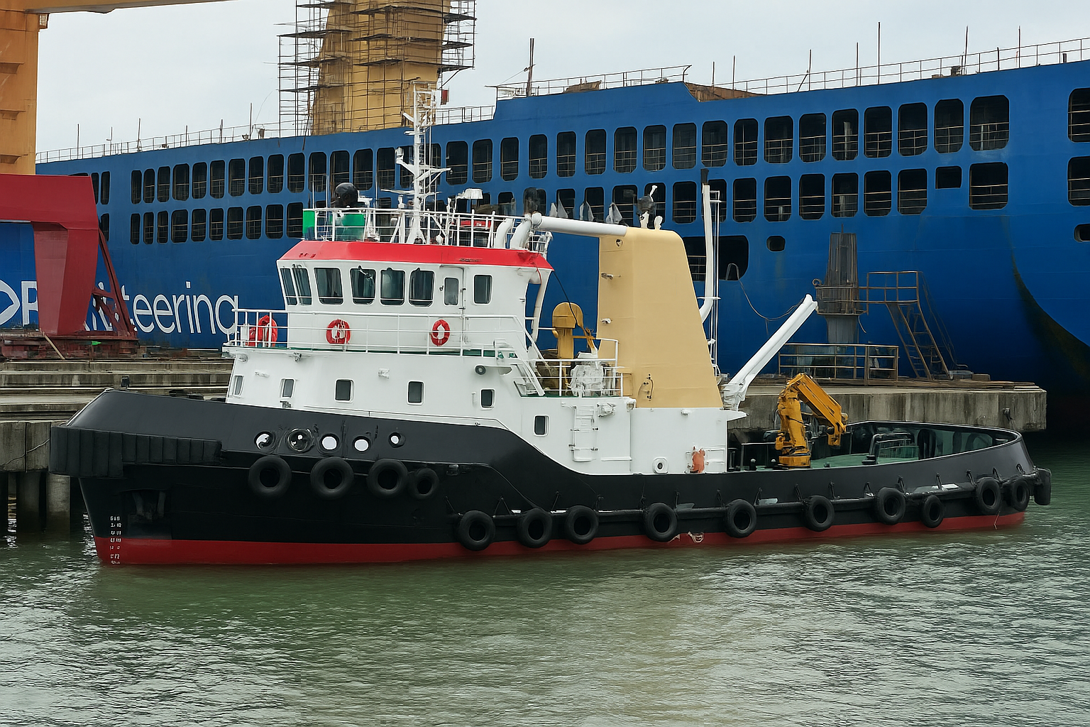 Nearly new 30tbp Twin Screw Tug for sale