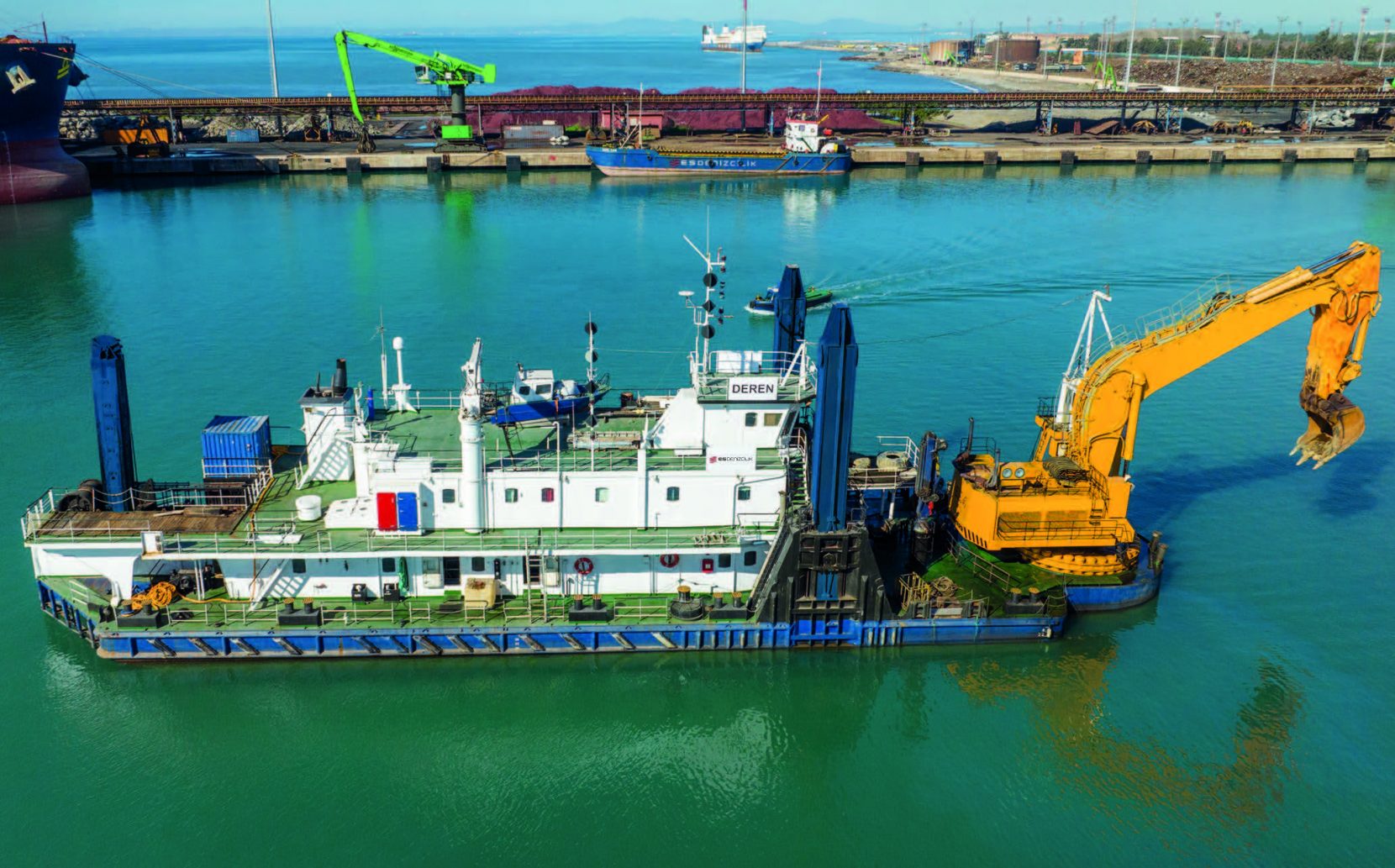 Backhoe Dredger ‘Deren’ ex ‘Berghavn’ – Liebherr 994 excavator for sale